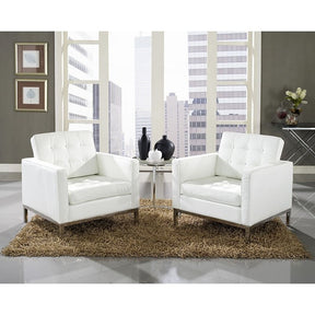 Modway Furniture Modern Loft 3 Piece Sofa Set-Minimal & Modern