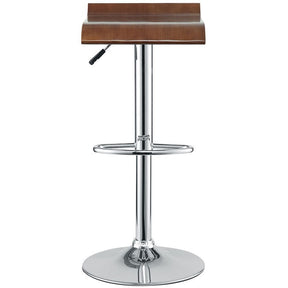 Modway Furniture Modern Bentwood Bar Stool Set of 2 In Oak EEI-936-OAK-Minimal & Modern