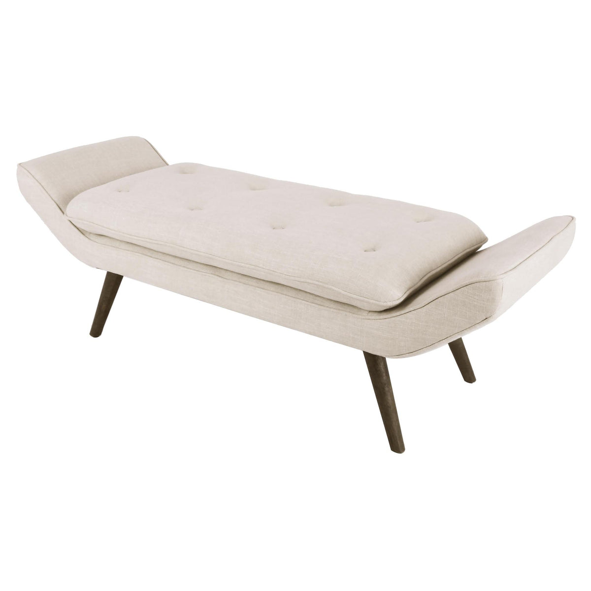 Newcastle Fabric Tufted Bench by New Pacific Direct - 1900099