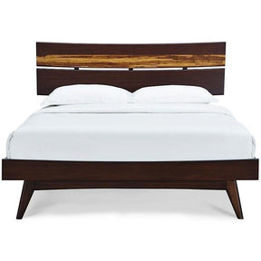 Greenington Azara Modern Solid Bamboo Queen Platform Bed-Minimal & Modern