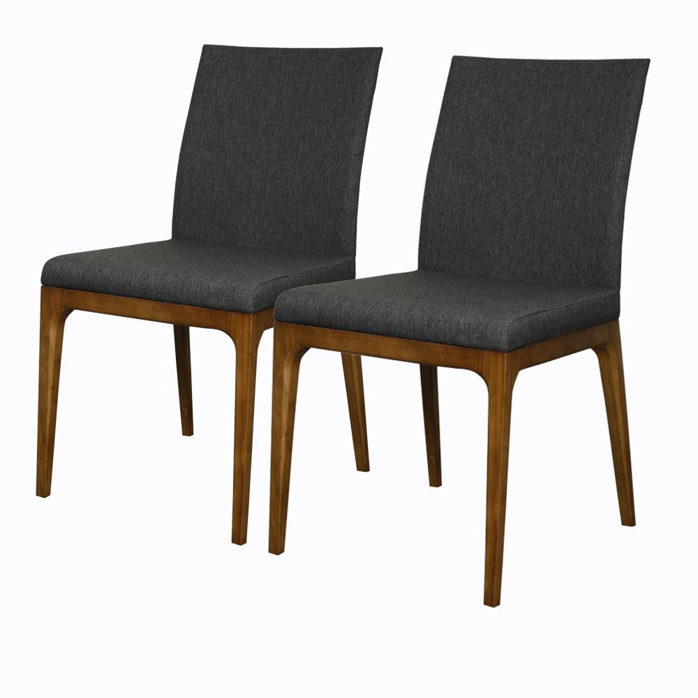Devon Fabric Chair (Set of 2) by New Pacific Direct - 448237