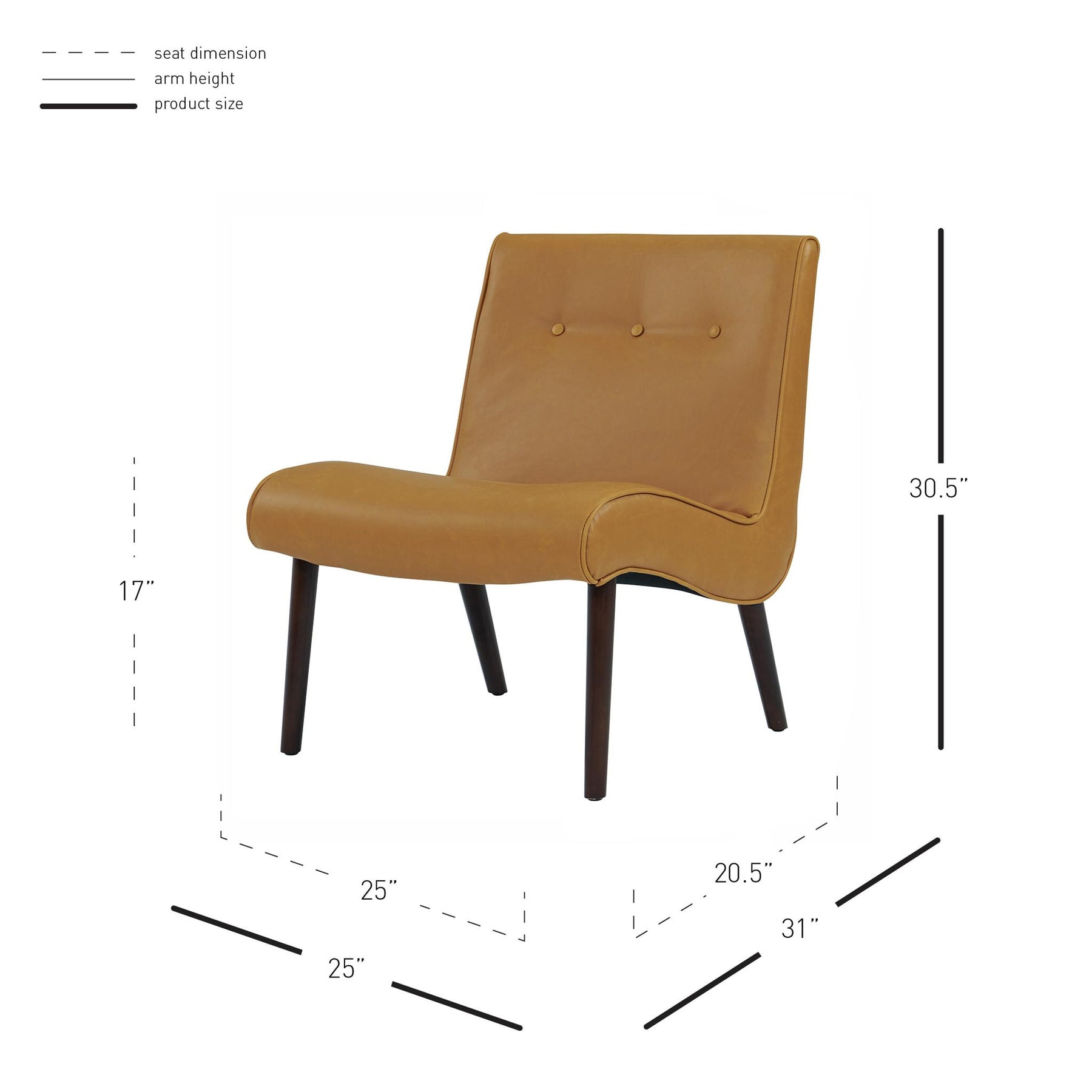 Alexis Bonded Leather Chair by New Pacific Direct - 353031B(V1)