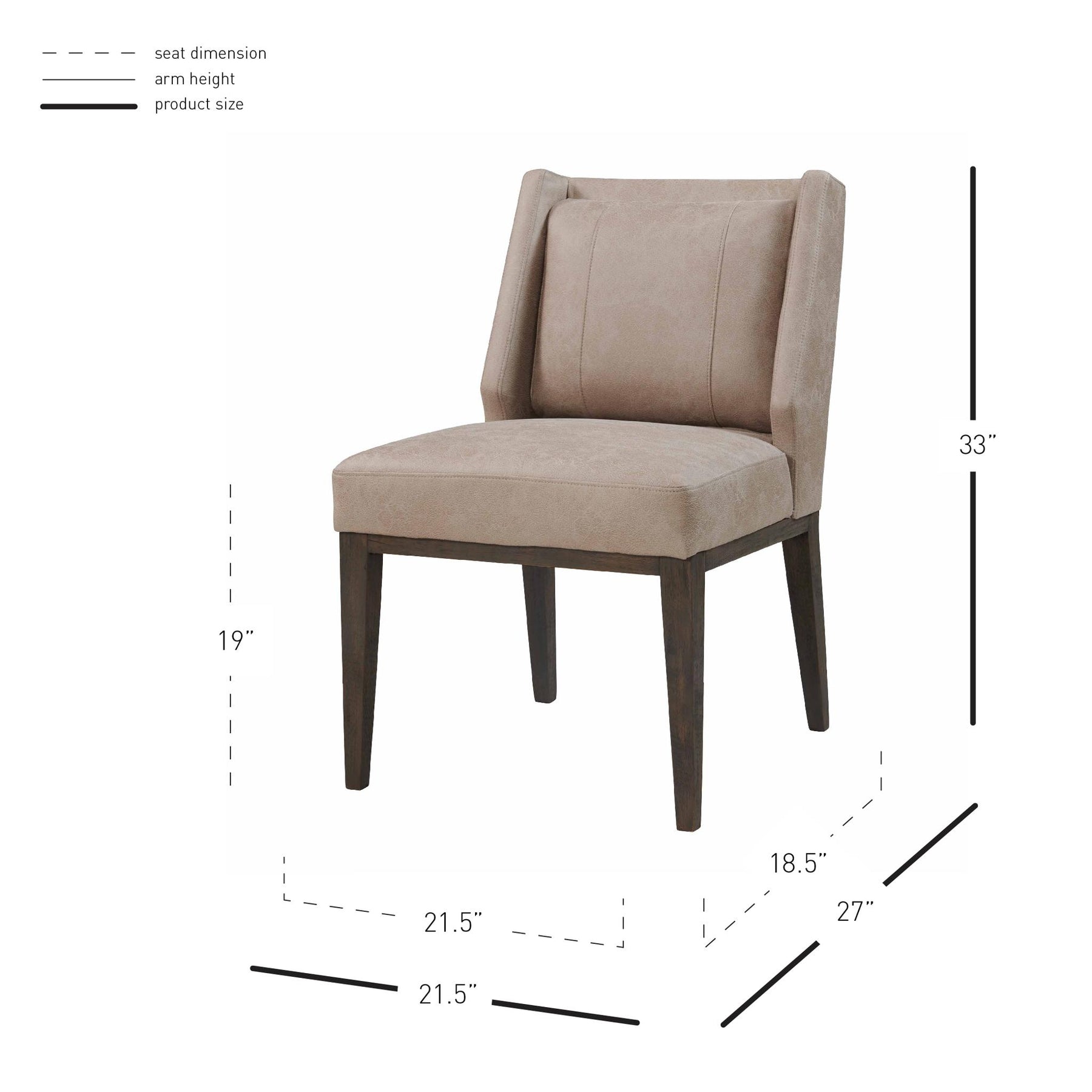 Ethan PU Leather Dining Chair by New Pacific Direct - 9900034