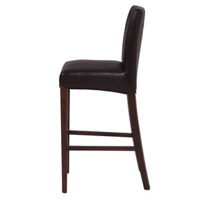 Milton Bonded Leather Bar Stool by New Pacific Direct - 268530B
