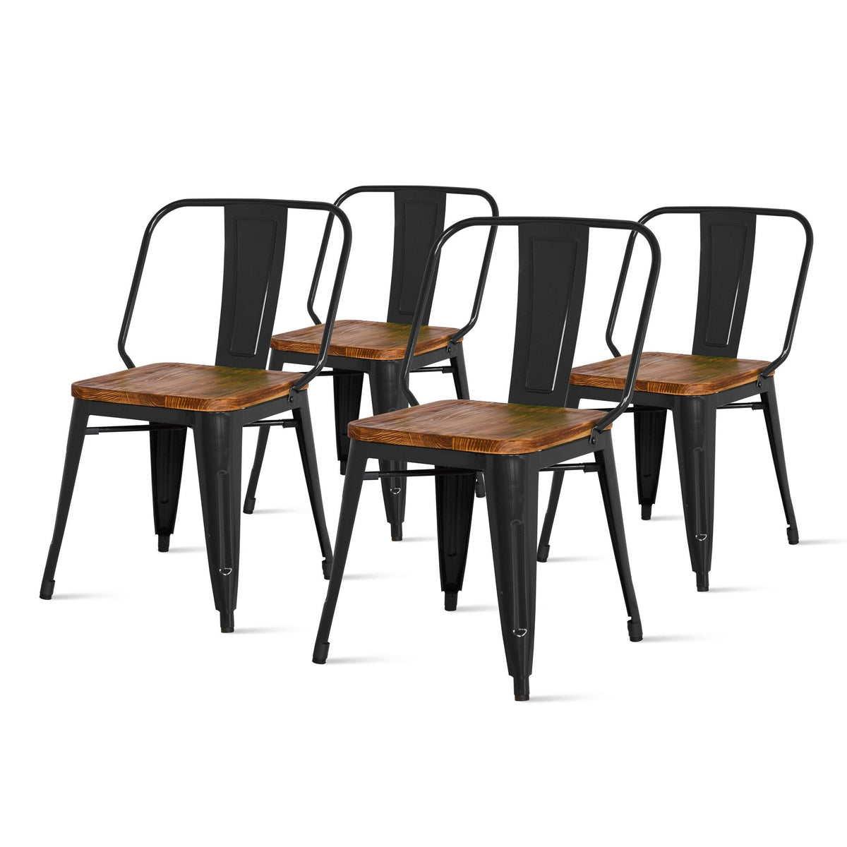Brian Metal Side Chair (Set of 4) by New Pacific Direct - 938232