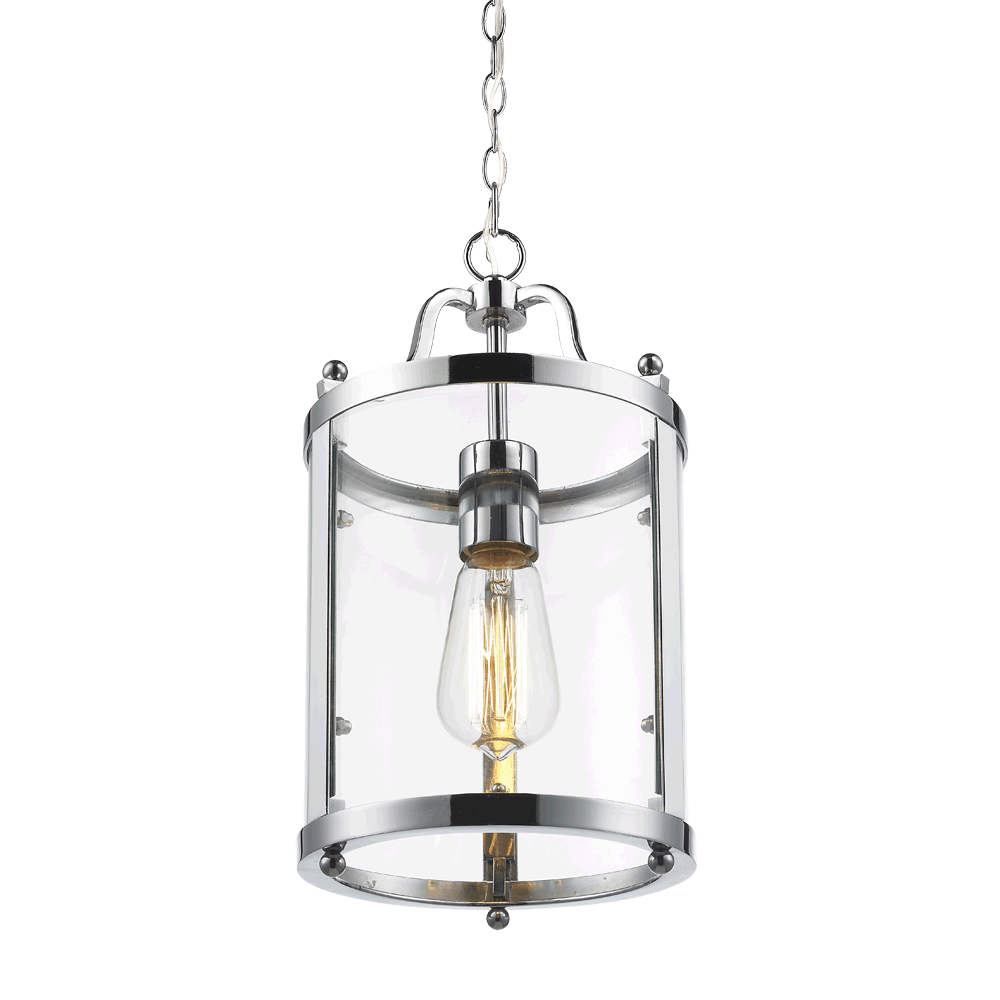 Golden Lighting Payton Mini Pendant in Chrome with Clear Glass - 1157-M1L CH - 2