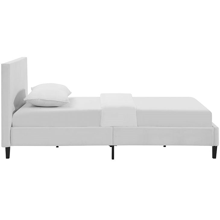 Modway Furniture Modern Anya Twin Vinyl Bed-Minimal & Modern
