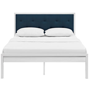 Modway Furniture Modern Lottie King Fabric Bed-Minimal & Modern