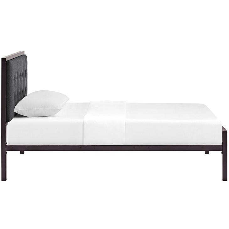 Modway Furniture Modern Millie Twin Fabric Bed-Minimal & Modern