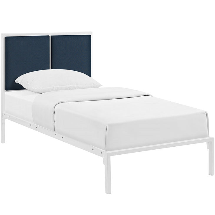 Modway Furniture Modern Della Twin Fabric Bed-Minimal & Modern