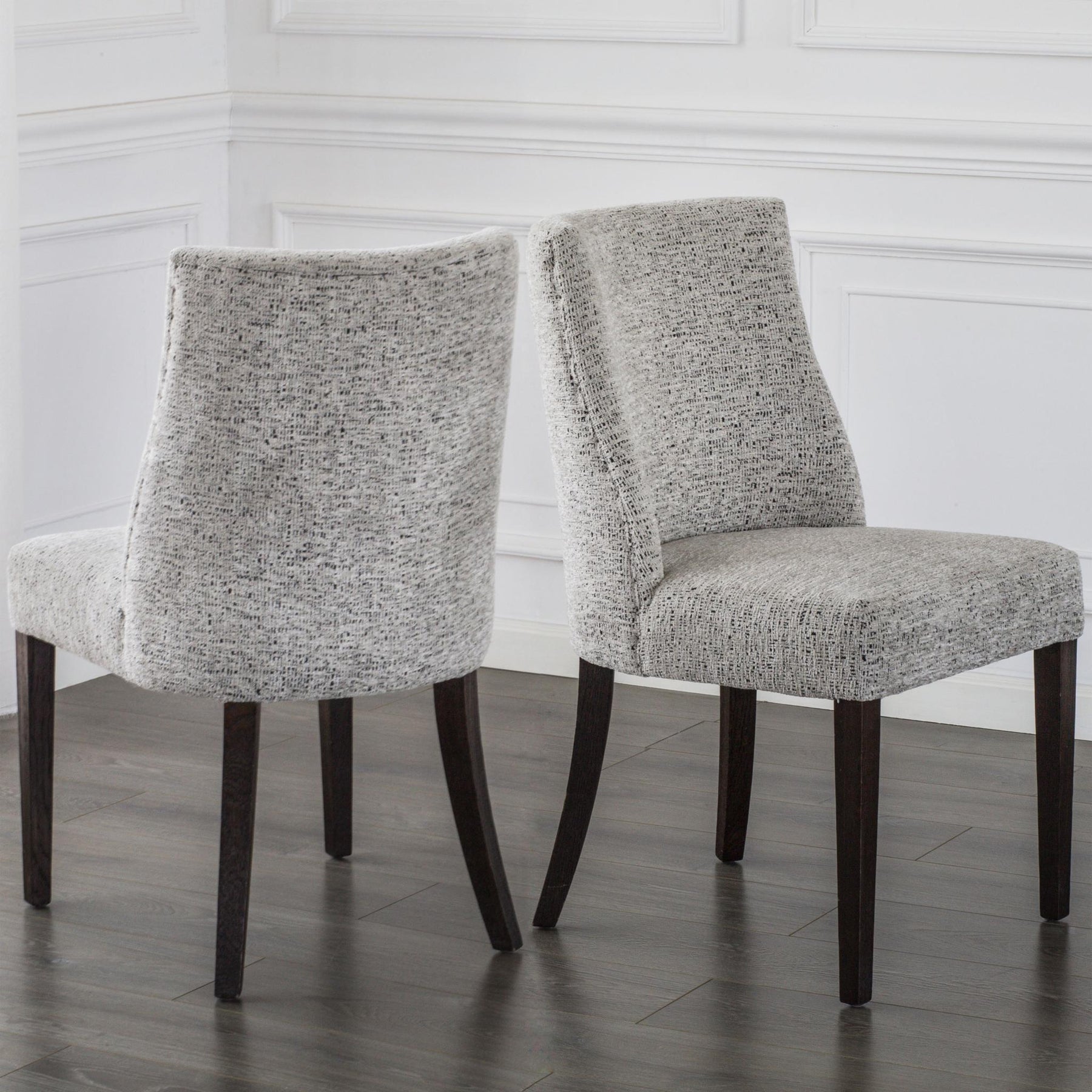 New Paris Fabric Chair (Set of 2) by New Pacific Direct - 3900043