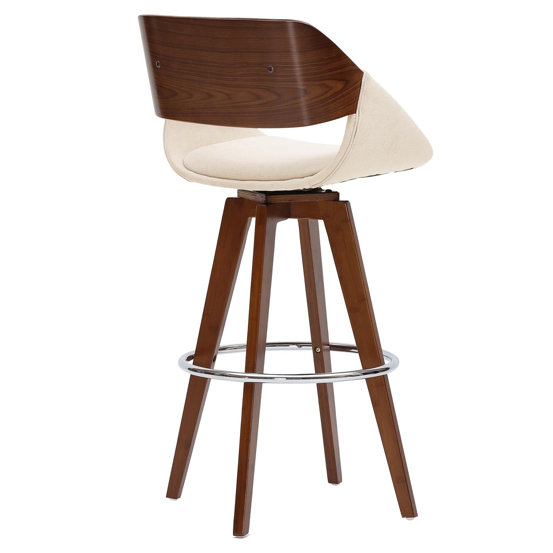 Cyprus Swivel Fabric Bar Stool by New Pacific Direct - 1160004