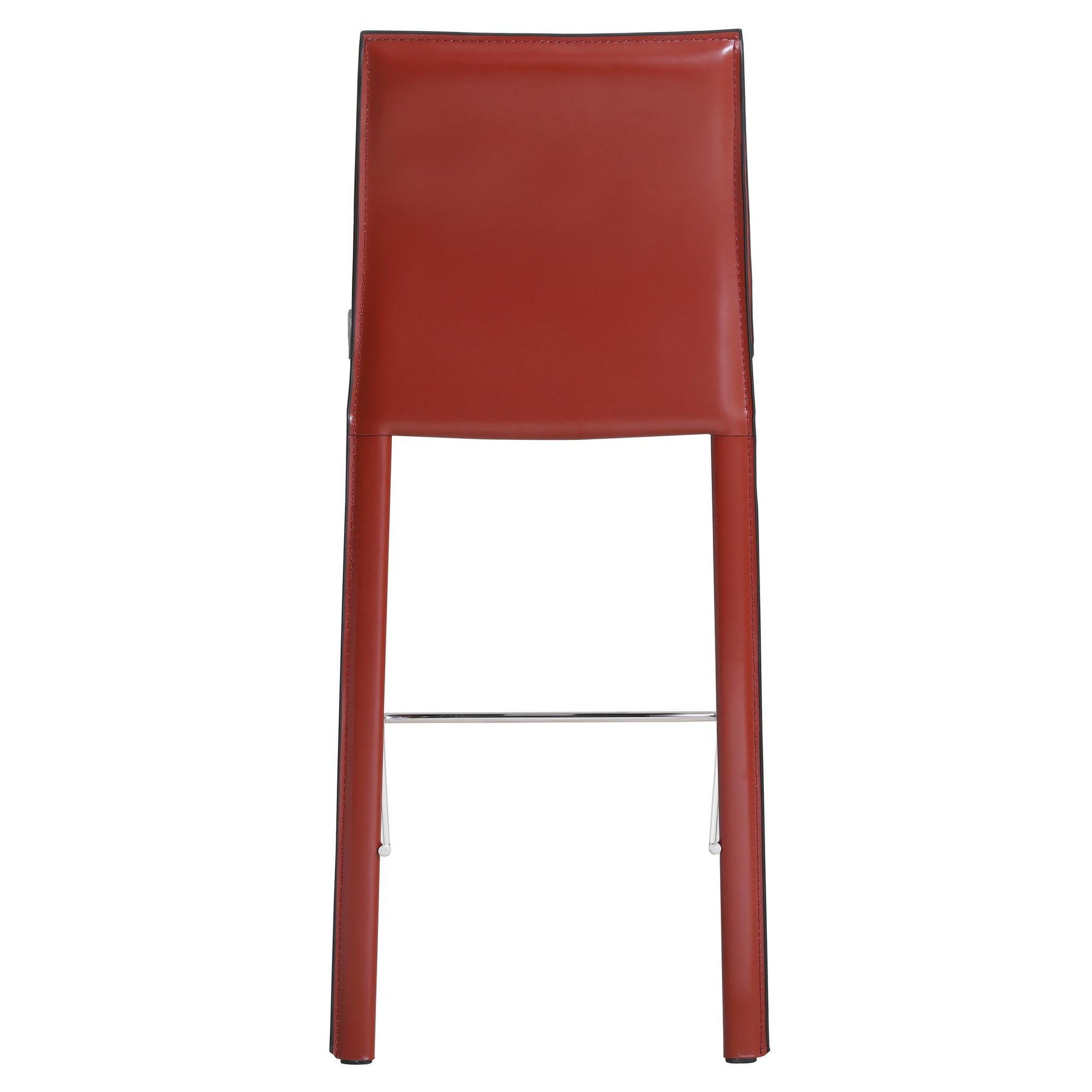 Gervin Recycled Leather Counter Stool (Set of 2) by New Pacific Direct - 448526R