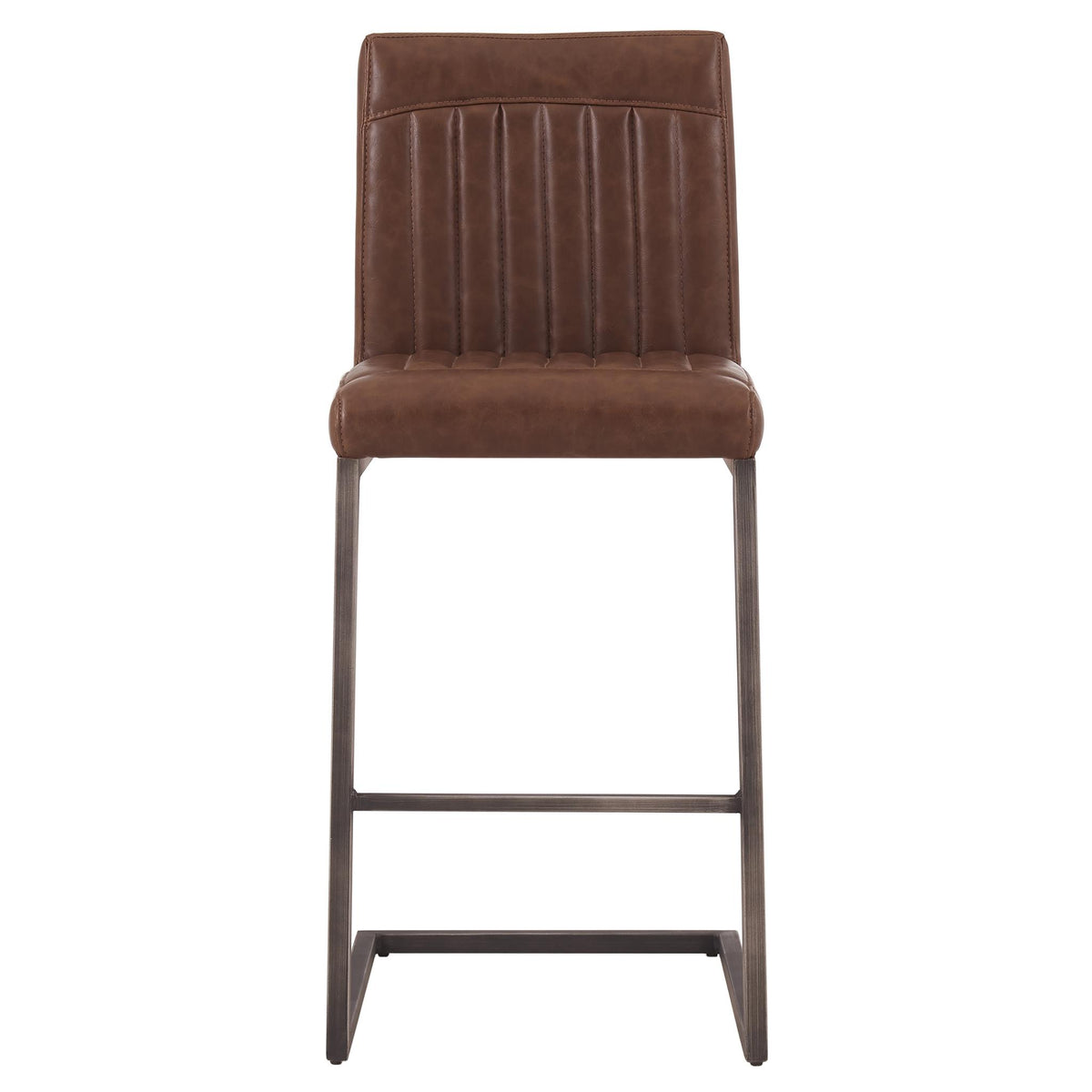 Ronan PU Leather Counter Stool (Set of 2) by New Pacific Direct - 1060008