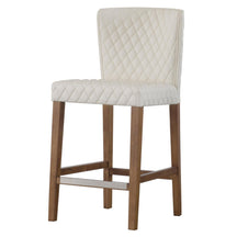 Albie Diamond Stitching PU Leather Counter Stool by New Pacific Direct - 3900054