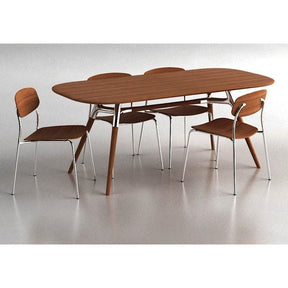 Greenington Montreal Dining Set Includes 1 Table & 4 Chairs-Minimal & Modern