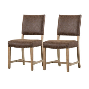 Arthur PU Leather Chair (Set of 2) by New Pacific Direct - 3900033