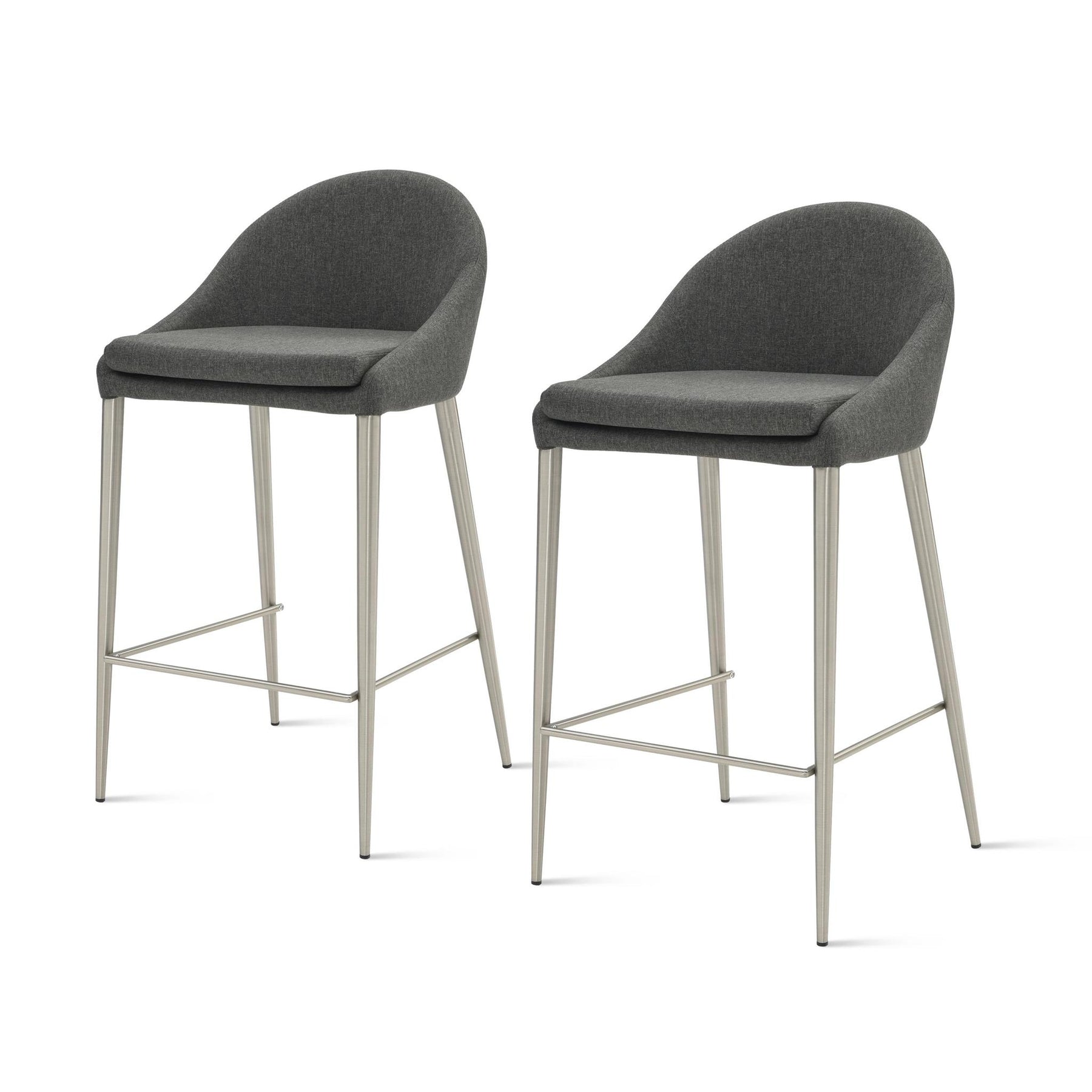 Zane Fabric Counter Stool (Set of 2) by New Pacific Direct - 448527