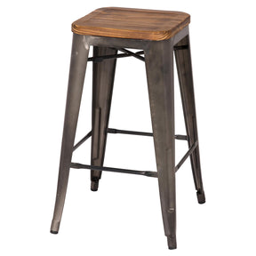 Metropolis Backless Counter Stool (Set of 4) by New Pacific Direct - 938627