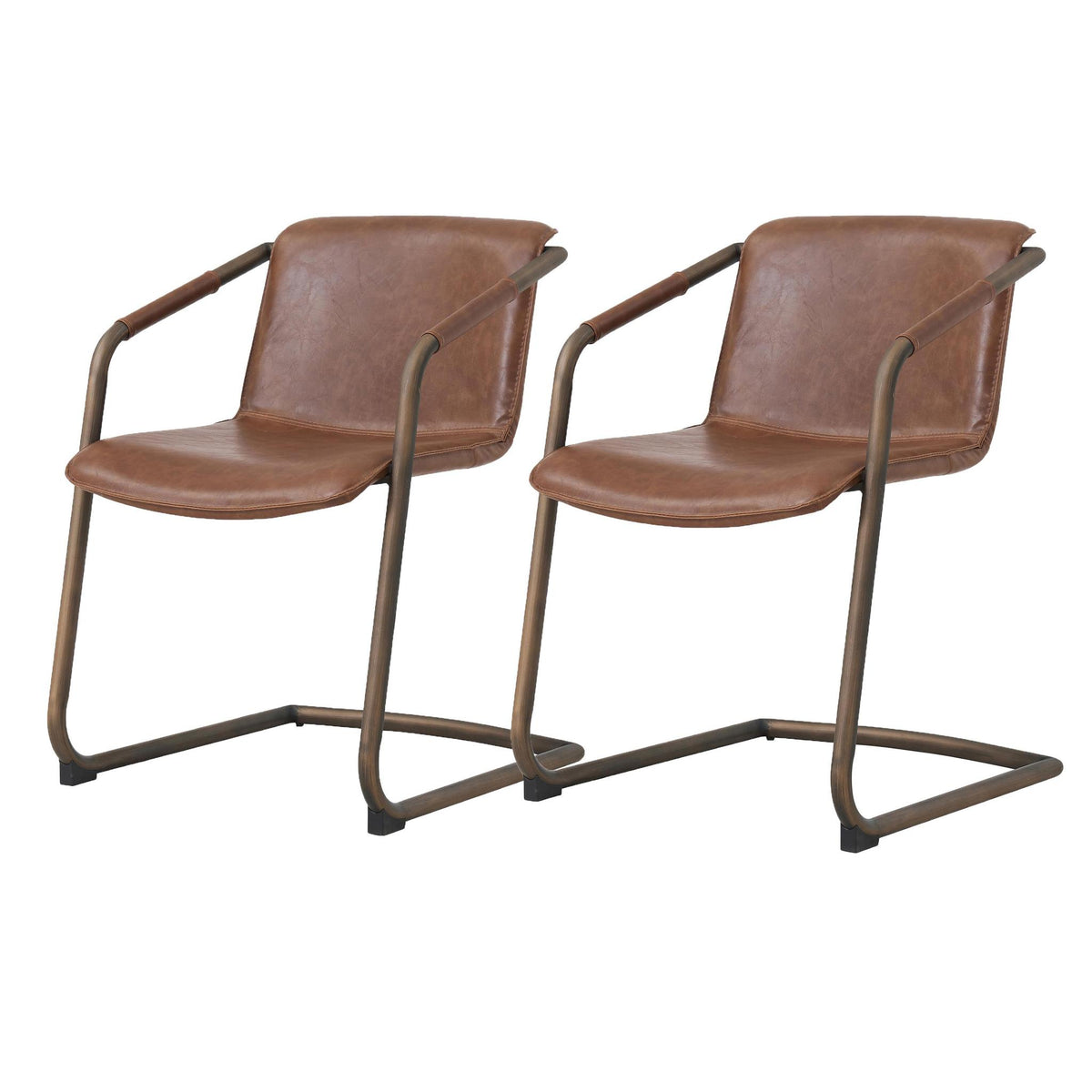 Indy PU Side Chair (Set of 2) by New Pacific Direct - 1060007