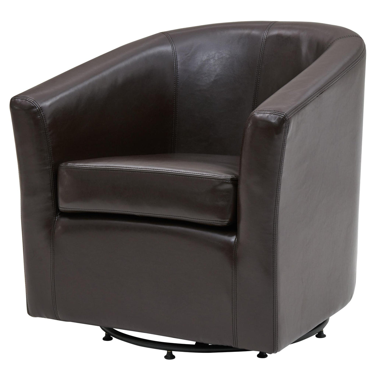 Hayden Swivel Bonded Leather Chair by New Pacific Direct - 193012B