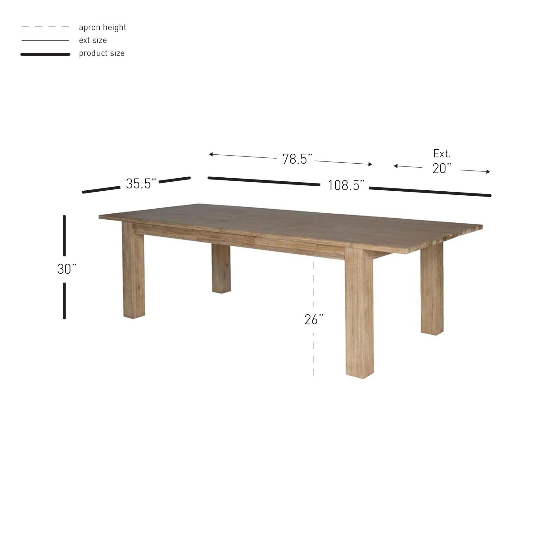 Bedford Butterfly Dining Table by New Pacific Direct - 801179