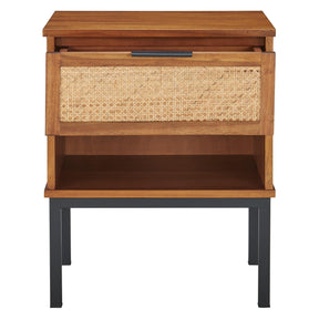Caine Rattan Night Stand by New Pacific Direct - 8000063