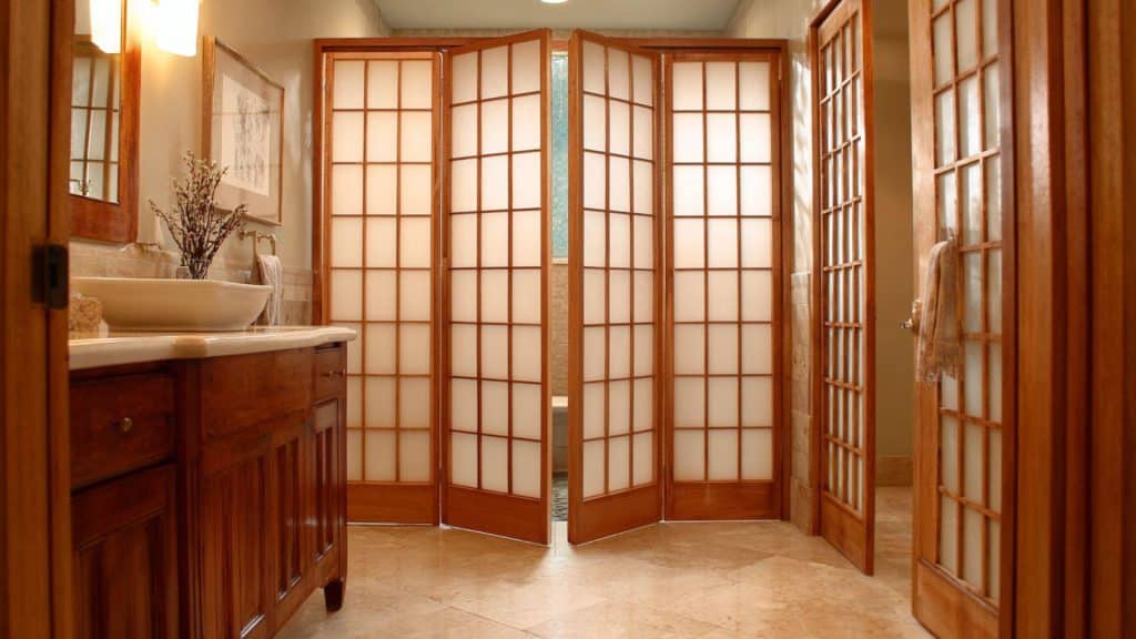 Bifold Shoji Screen Door
