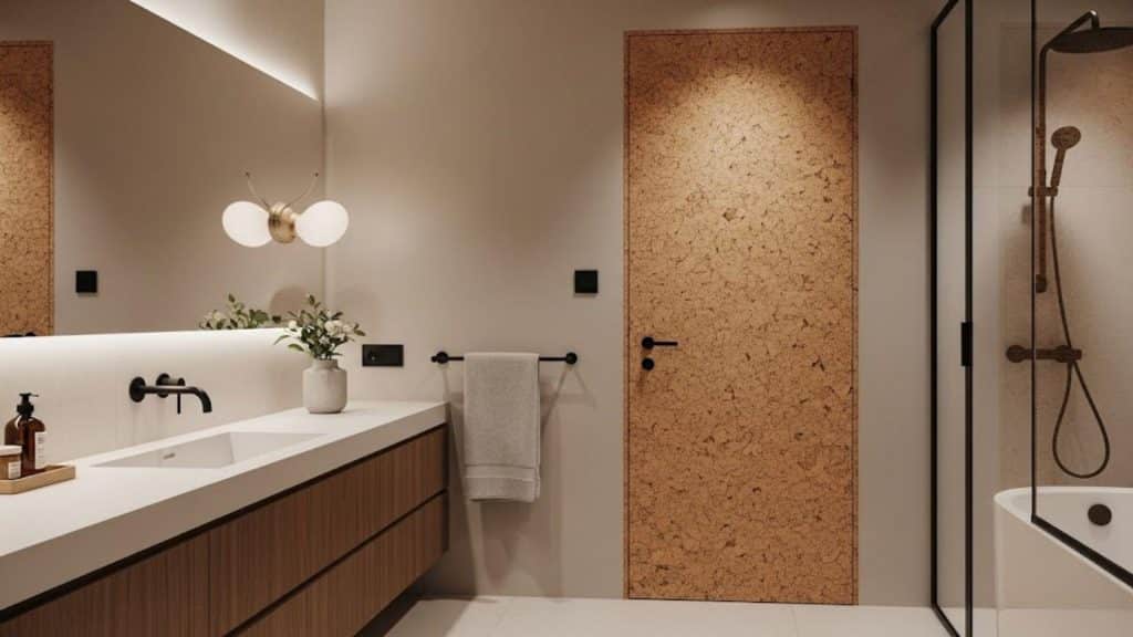 Cork-Covered Door