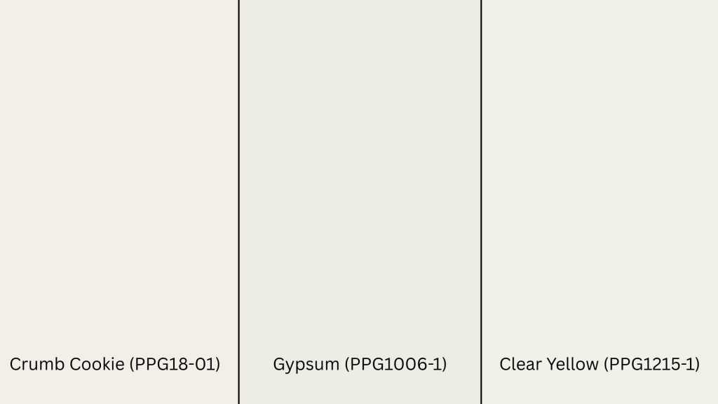 Crumb Cookie, Gypsum, or Clear Yellow