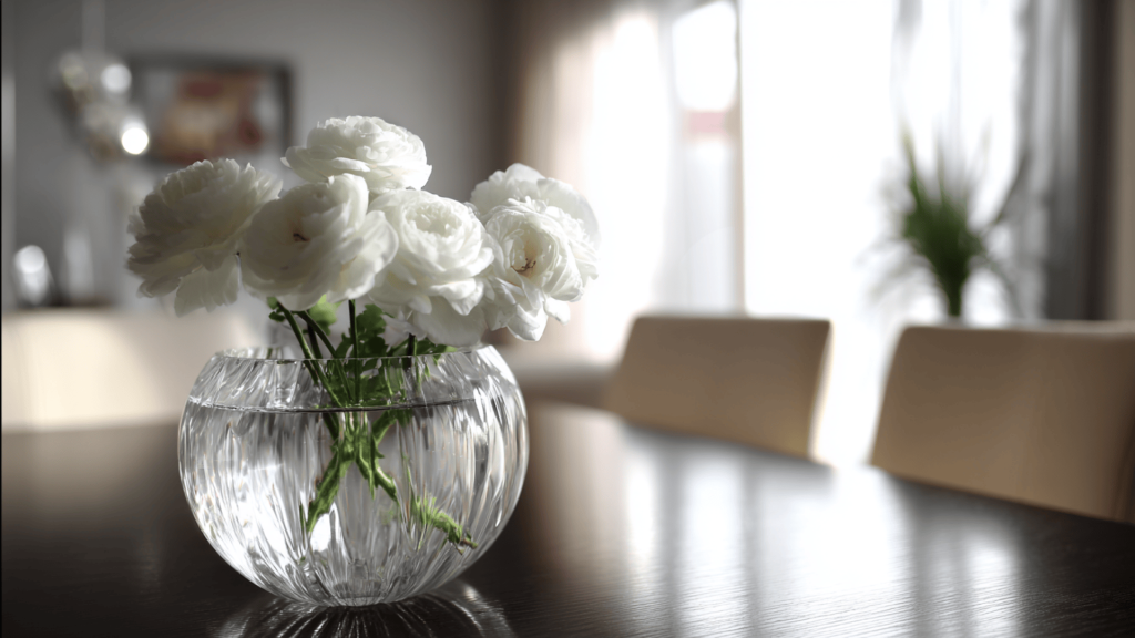 Decorate with Crystal or Glass Items