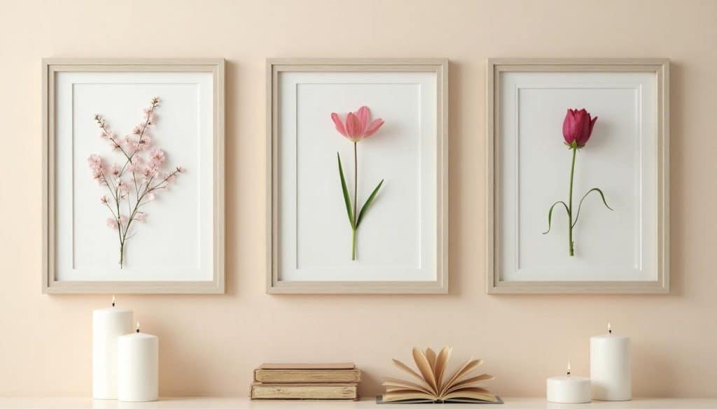 Display Pressed Flowers in Glass Frames