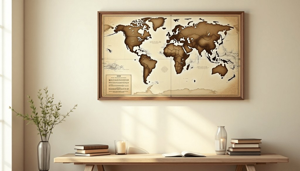  Frame a Map or Sheet Music