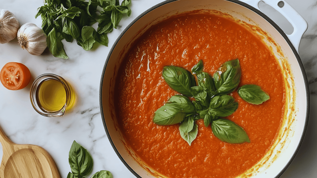 Fresh-Stovetop Campari Tomato Sauce