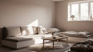 Low-Profile Sofas, Beds, and Tables