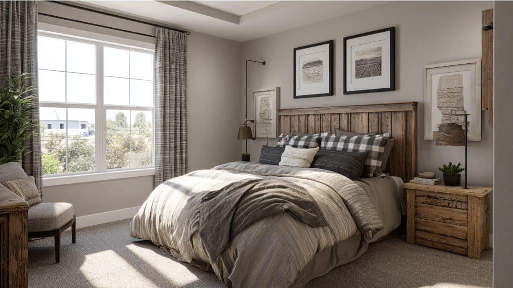 Modern Farmhouse with Wood Accents