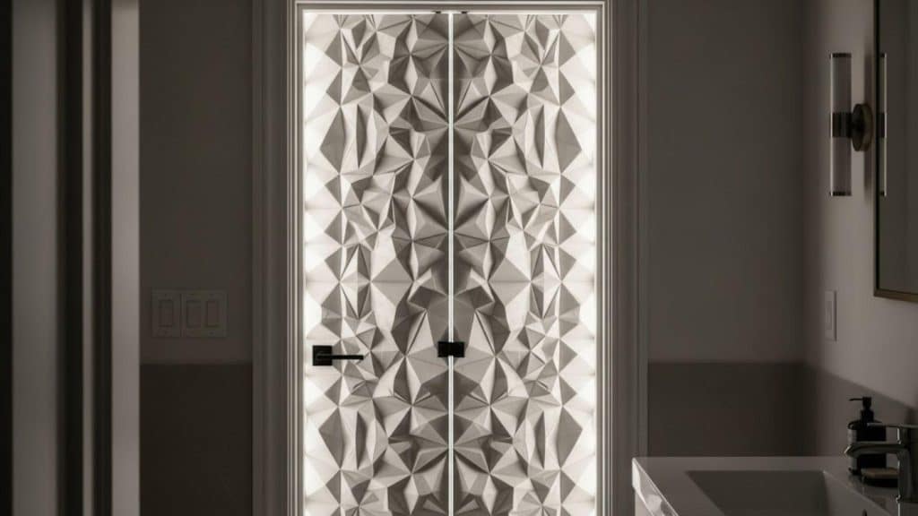 Origami-Inspired Folded Door