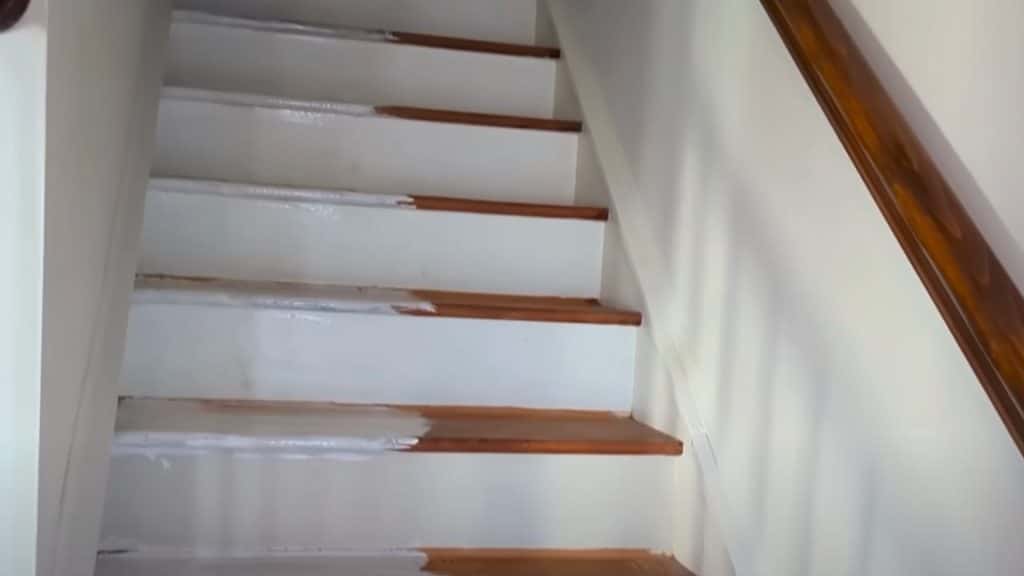 Prime And Paint the Risers