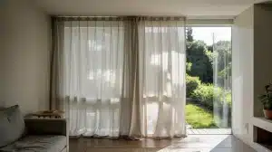 Single Panel Curtains for Clean Lines