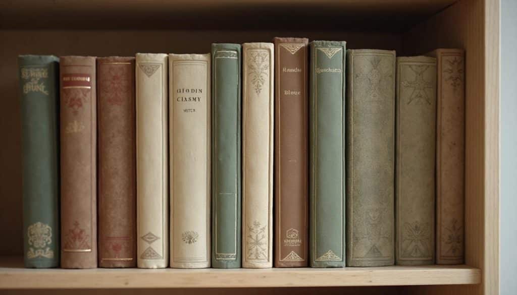 Stack Classic Books by Color