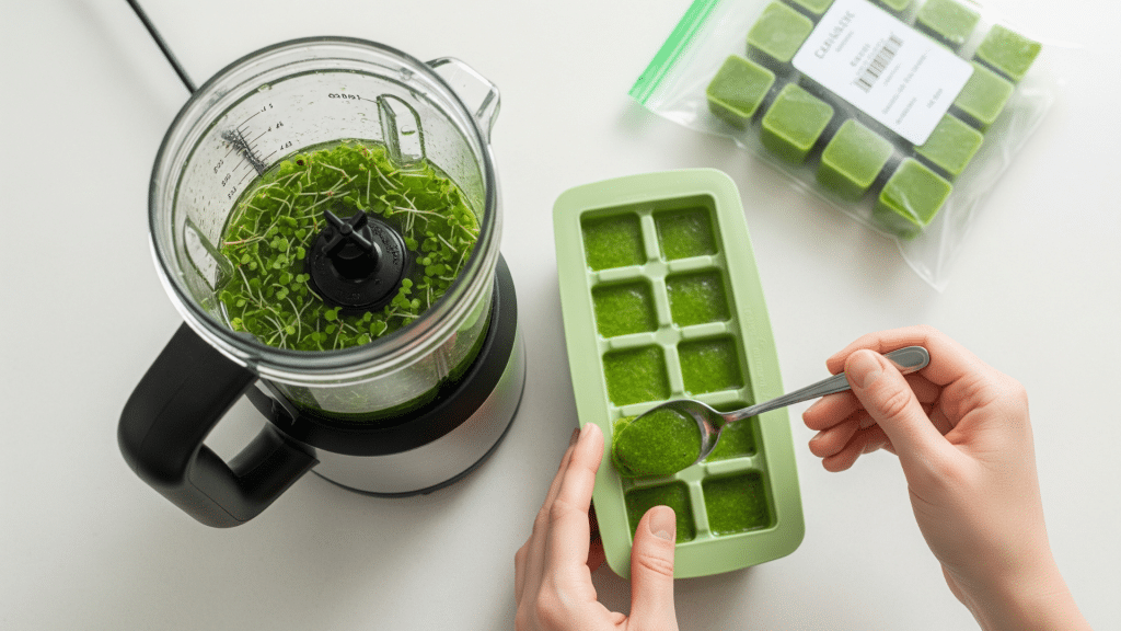 Step-by-Step Guide to Freezing Microgreens