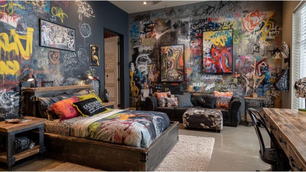 Street Art-Inspired Room