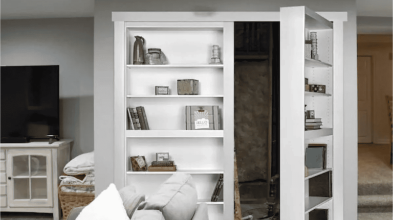 diy hidden door