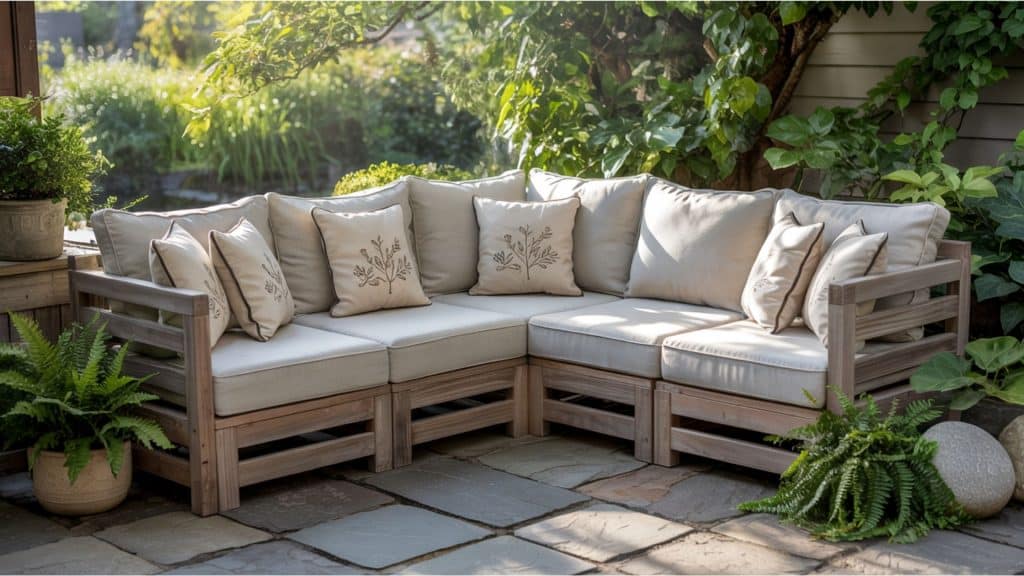 diy outdoor sectional