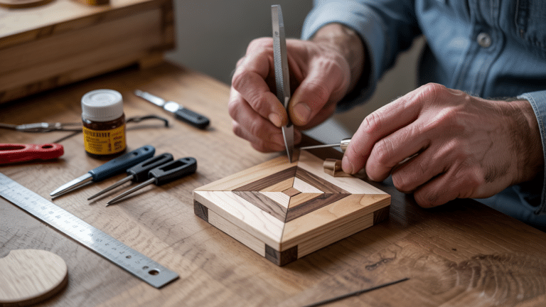 inlaid wood