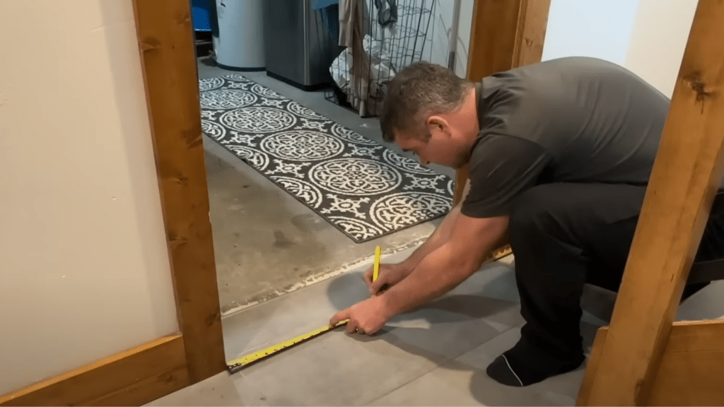 Measure the Door Opening and Plan the Layout