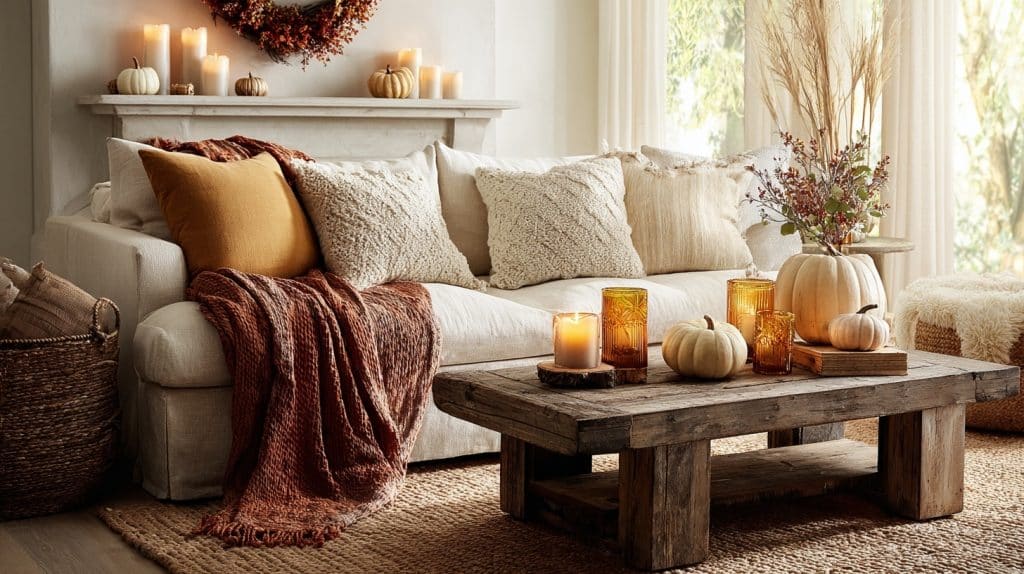 15 Cozy Ideas for Warm Autumn Living Room Decor