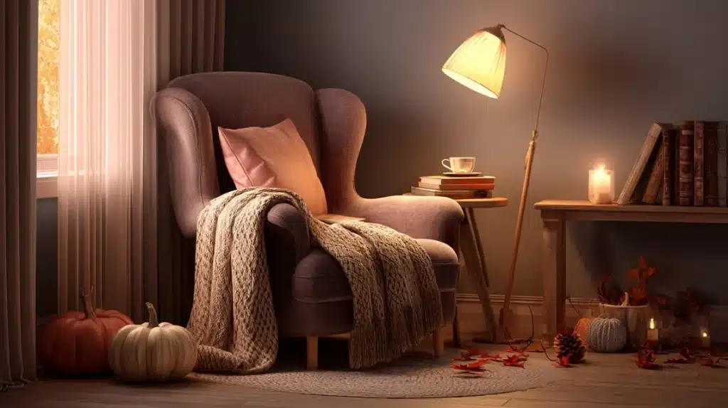 Add a Cozy Reading Corner with a Floor Lamp