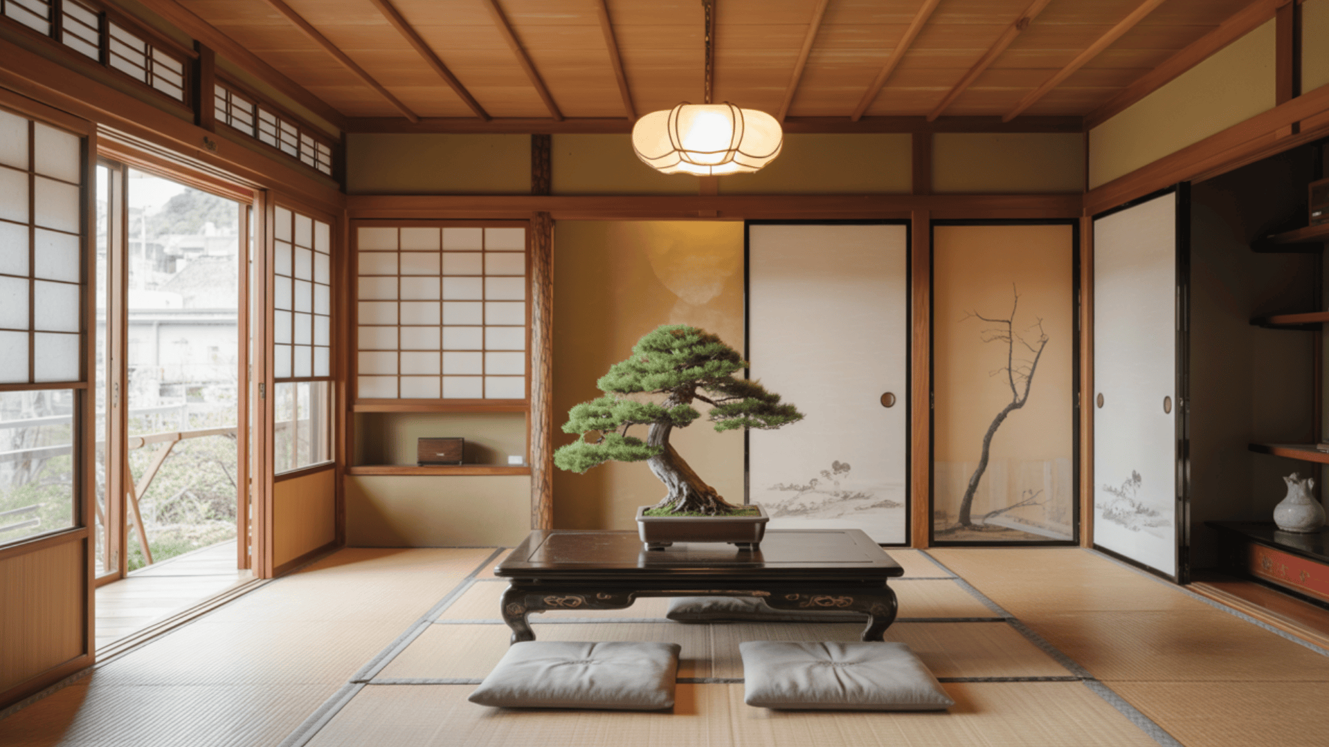 Bonsai Trees as a Living Art Element