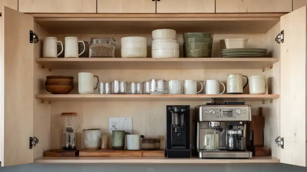 Concealed Coffee or Tea Station